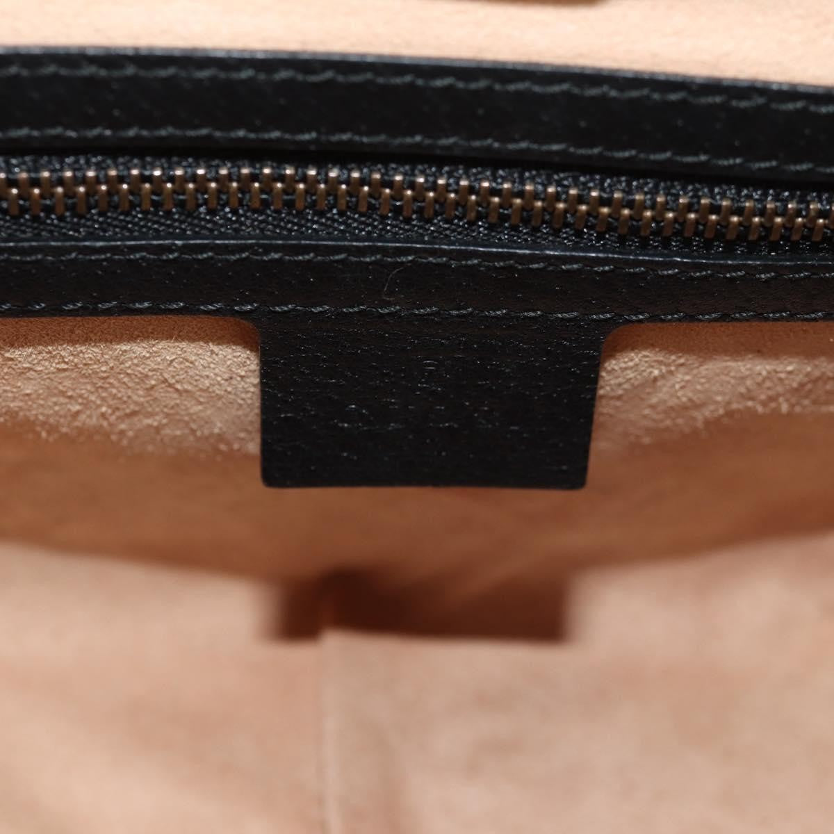 Gucci Totem Top Handle Bag Leather, BLACK, LEATHER, Handbag