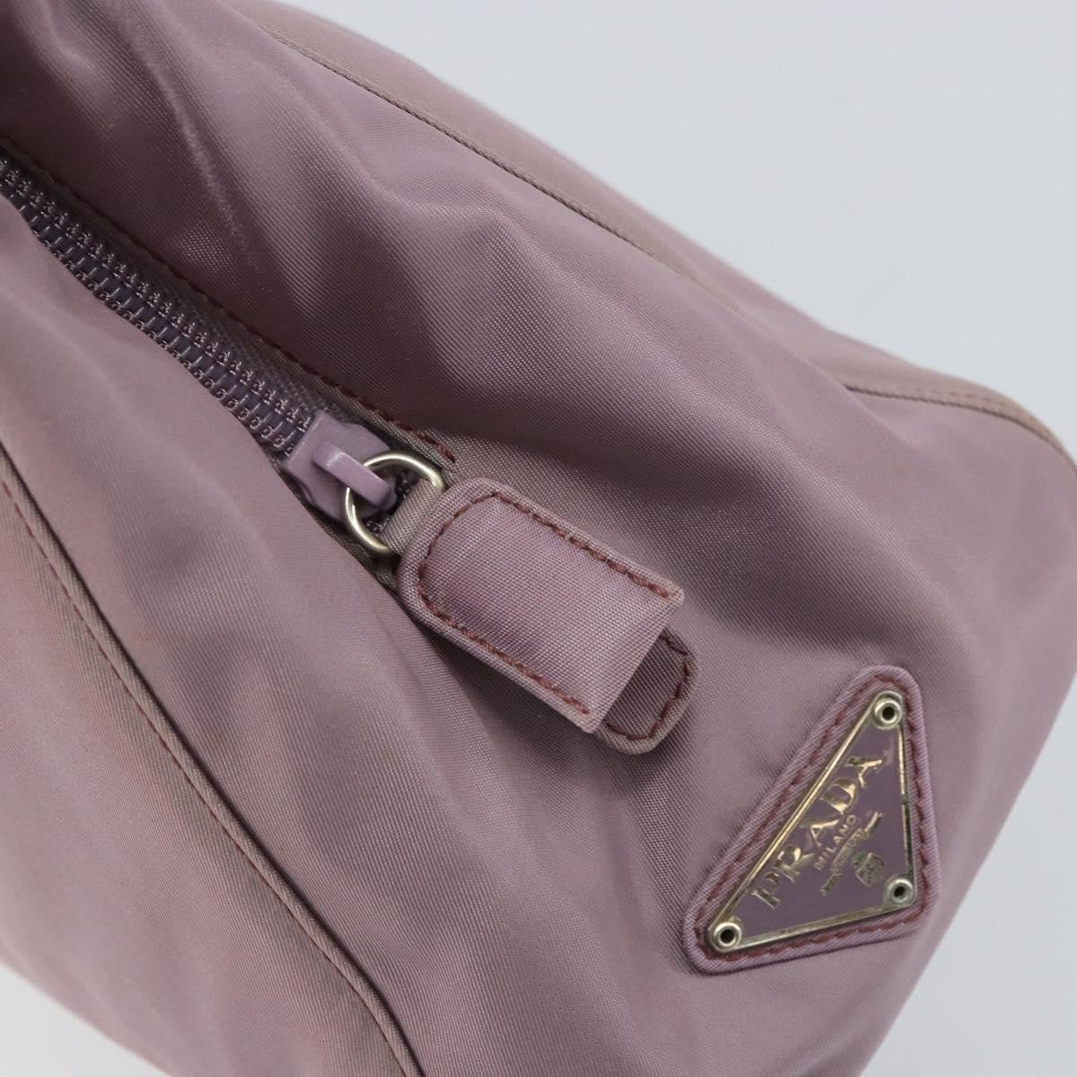 Prada Resin Handle Tote Tessuto, PURPLE, NYLON, Tote bag