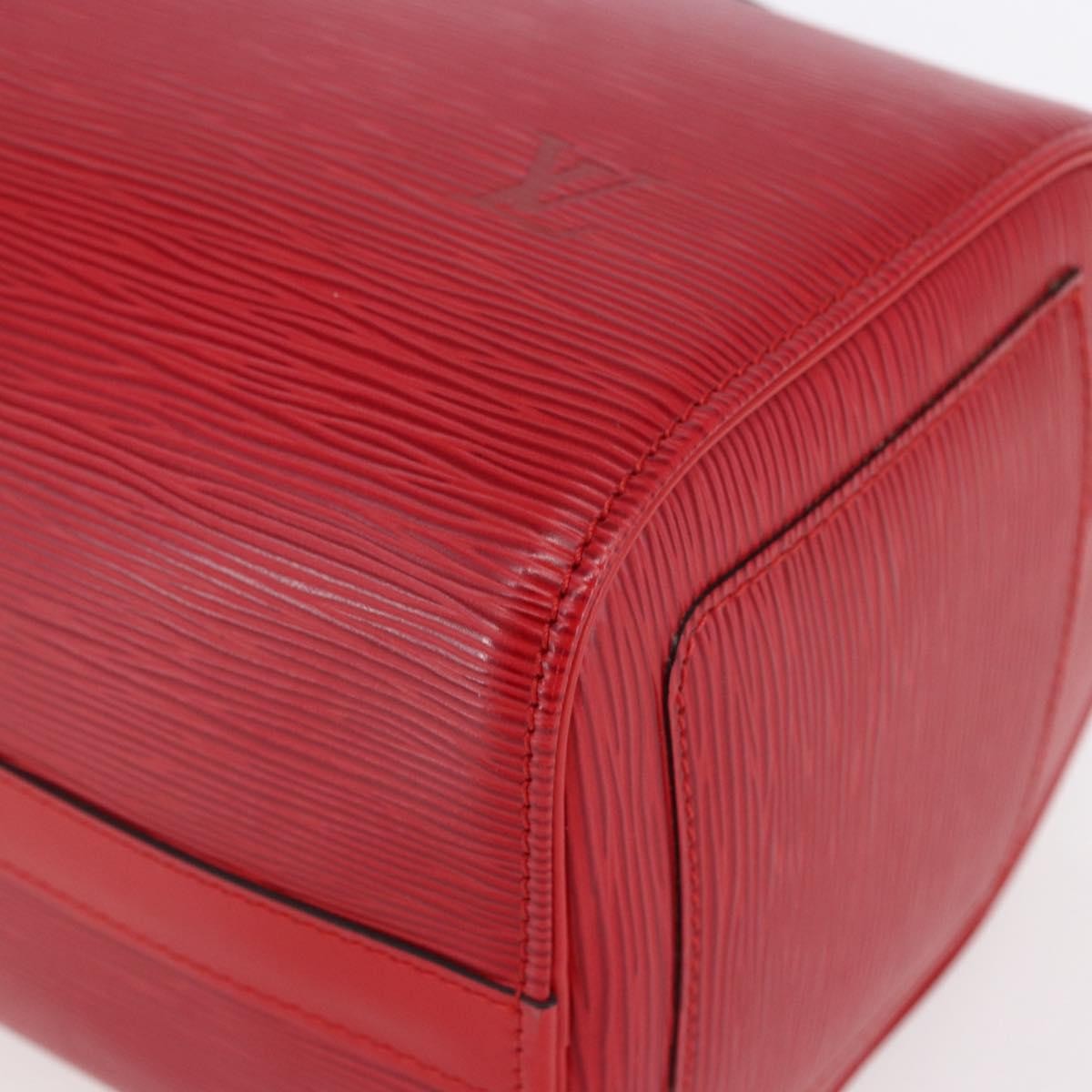 Louis Vuitton Speedy Handbag Epi Leather, RED, LEATHER, Handbag