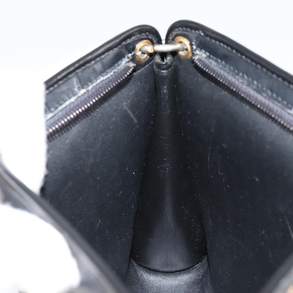 Christian Dior Vintage Trotter Shoulder Bag Canvas, NAVY, CANVAS, Shoulder bag