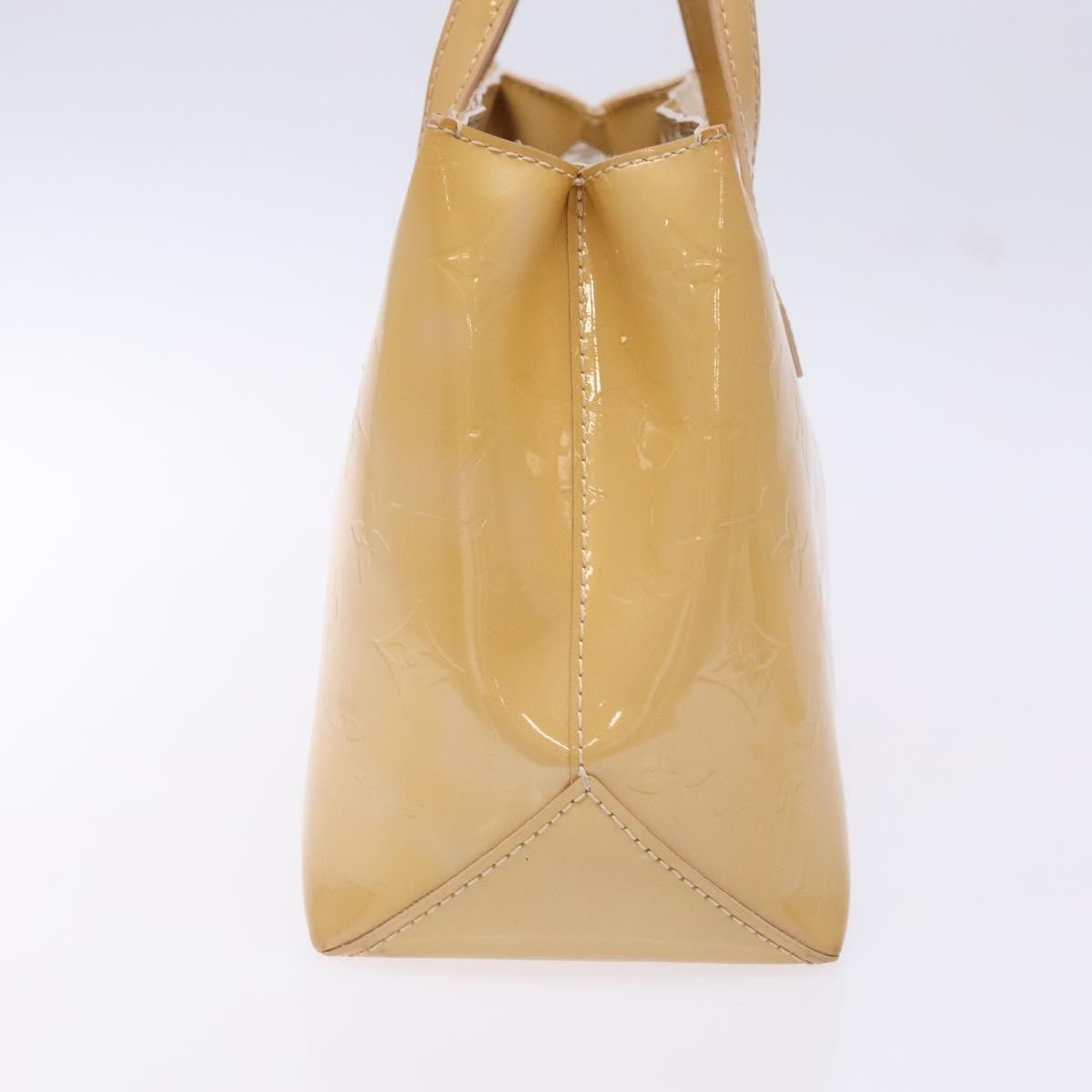 Louis Vuitton Wilshire Handbag Monogram Vernis, BEIGE, PATENT_LEATHER, Handbag