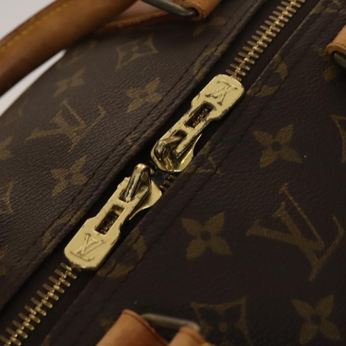 Louis Vuitton Keepall Bag Monogram Canvas, BROWN, CANVAS, Travel bag