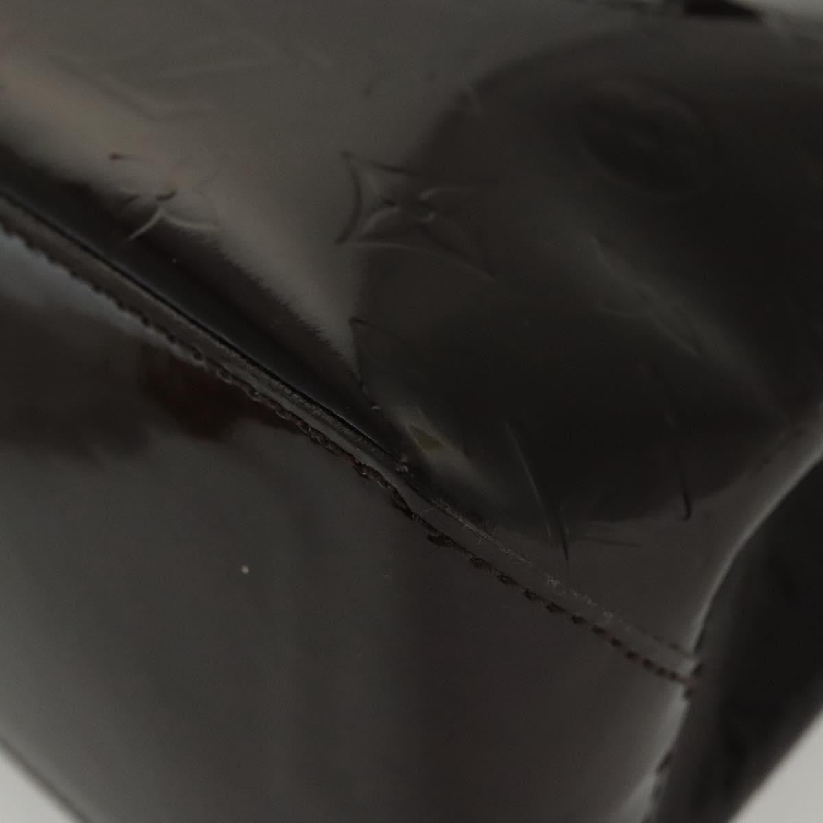 Louis Vuitton Wilshire Handbag Monogram Vernis, PURPLE, PATENT_LEATHER, Handbag