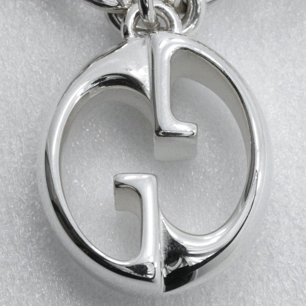 Gucci GG Bracelet Crystal Embellished Leather, SILVER, SILVER, Bracelet