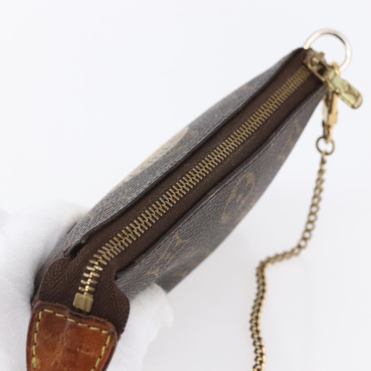 Louis Vuitton Pochette Accessoires Limited Edition Monogram Canvas, BROWN, CANVAS, Clutche & pouche