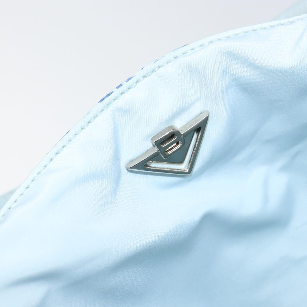 Bottega Veneta Vintage Tote Bag Nylon, BLUE, NYLON, Tote bag