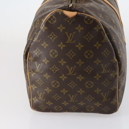 Louis Vuitton Keepall Bag Monogram Canvas, BROWN, CANVAS, Travel bag