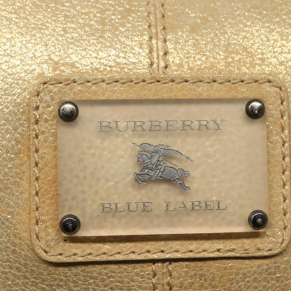 Burberry Blue Label Tote Bag Leather, GOLD, LEATHER, Tote bag