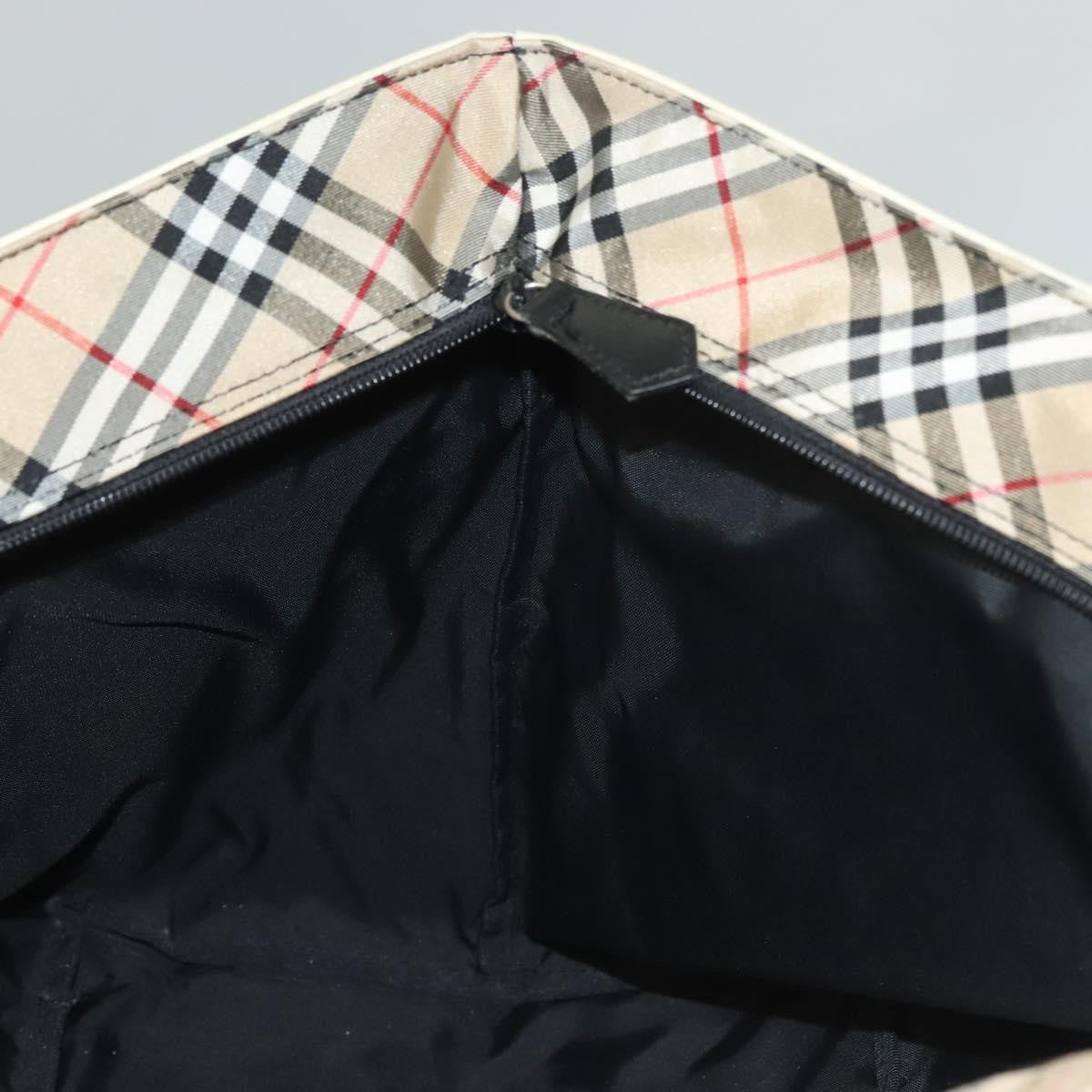 Burberry Nova Check Tote Nylon, BEIGE, NYLON, Tote bag