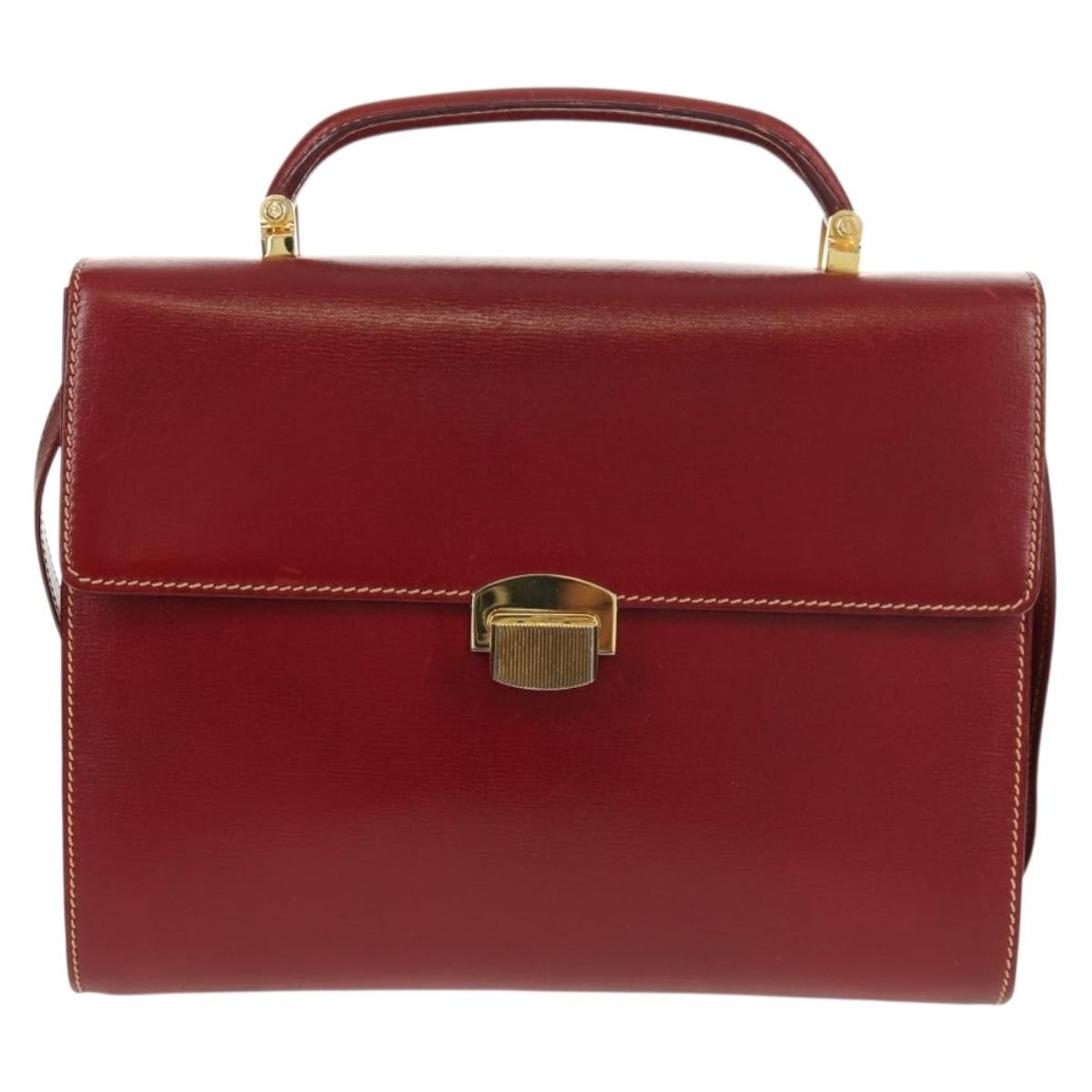 Loewe Leather Briefcase Leather, RED, LEATHER, Briefcase