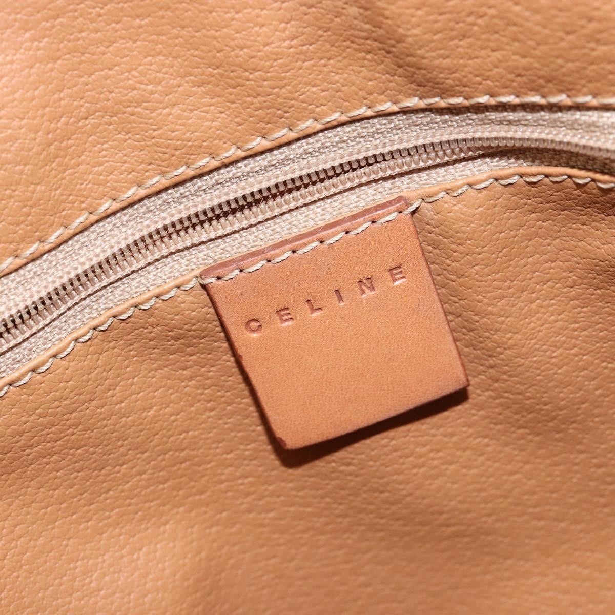 Celine Vintage Macadam Handbag Macadam, BROWN, CANVAS, Handbag