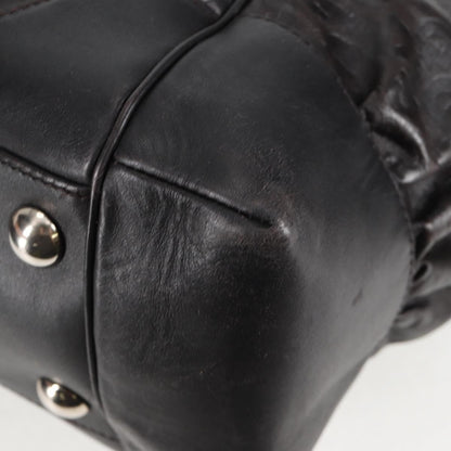 Gucci Full Moon Tote Guccissima Leather, BLACK, LEATHER, Shoulder bag