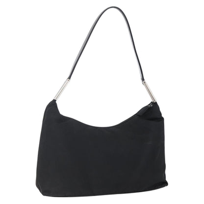 Prada Hobo Tessuto, BLACK, NYLON, Shoulder bag