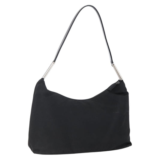 Prada Hobo Tessuto, BLACK, NYLON, Shoulder bag
