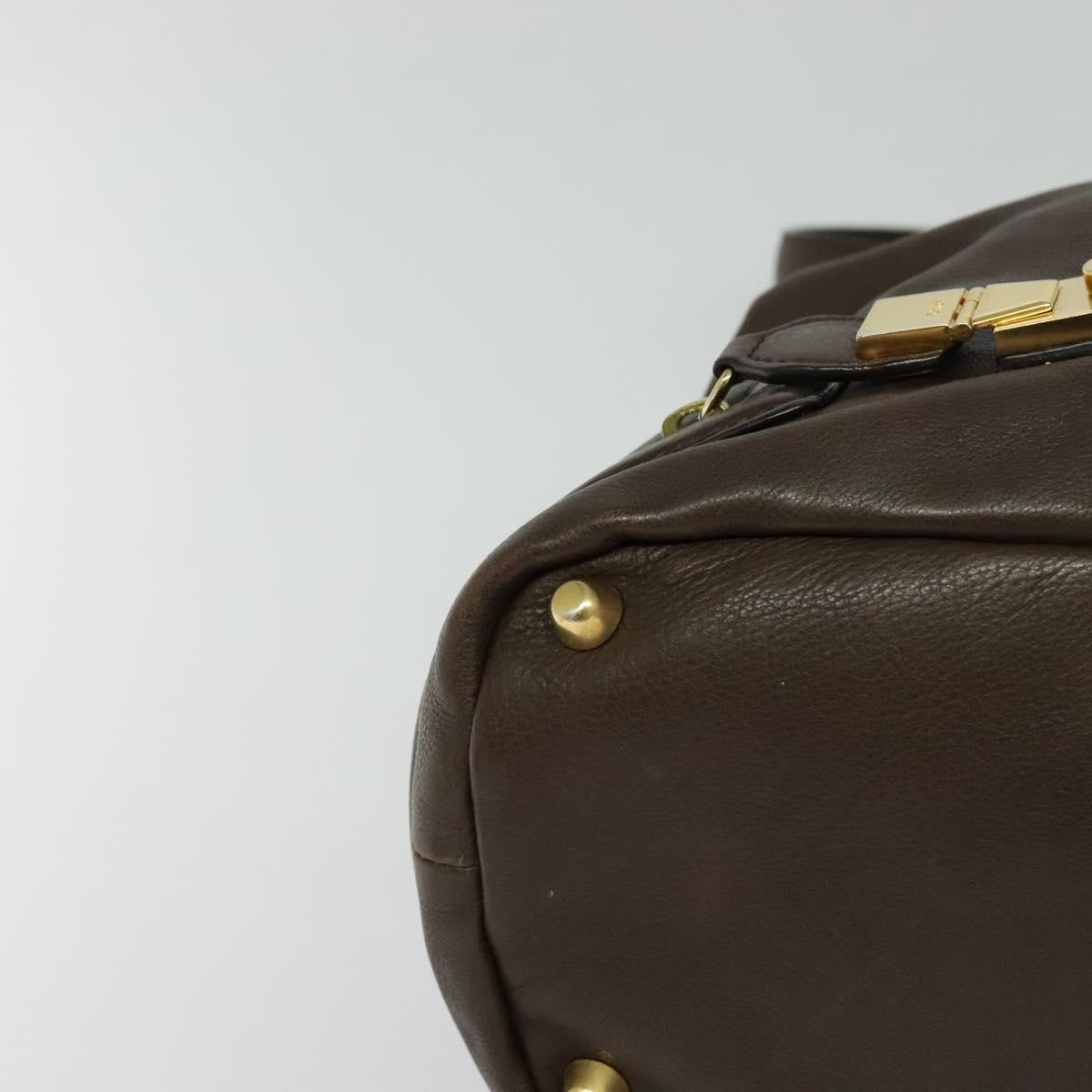 Chloe Vintage Tote bag Leather, BROWN, LEATHER, Tote bag