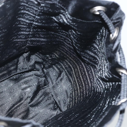 Prada Front Pocket Backpack Tessuto, BLACK, NYLON, Backpack