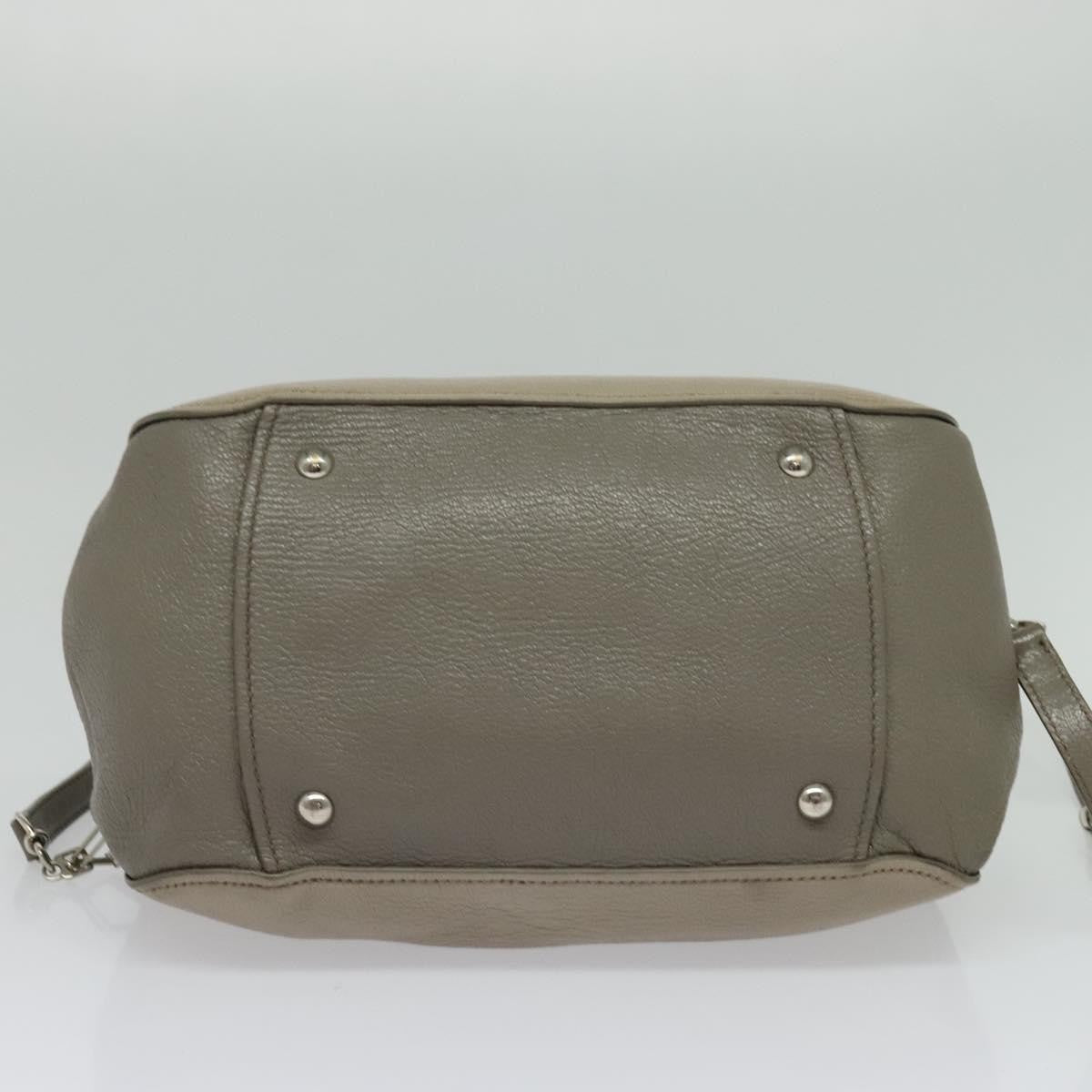 Miu Miu Madras Bowler Bag Leather, GRAY, LEATHER, Handbag