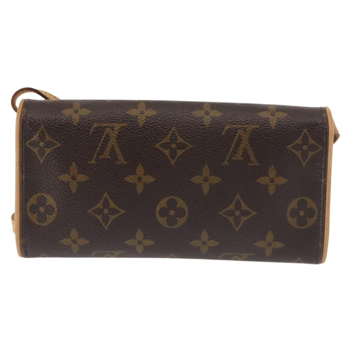 Louis Vuitton Twin Handbag Monogram Canvas, BROWN, CANVAS, Handbag