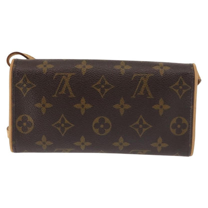 Louis Vuitton Twin Handbag Monogram Canvas, BROWN, CANVAS, Handbag