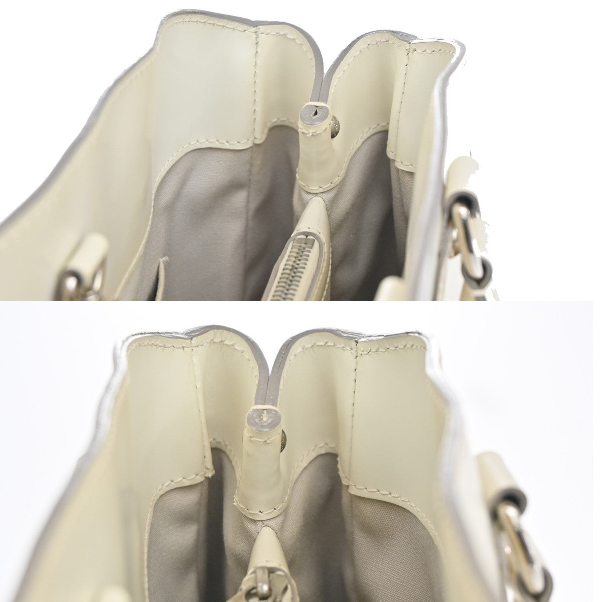 Louis Vuitton Passy Tote Epi Leather, ECRU, LEATHER, Handbag