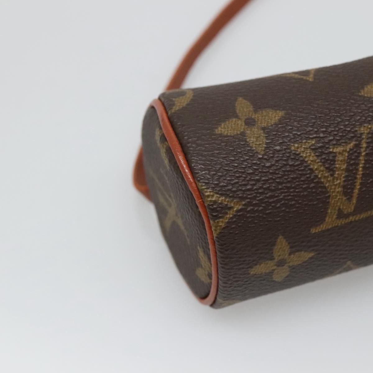 Louis Vuitton Papillon Pochette Monogram Canvas, BROWN, CANVAS, Clutche & pouche