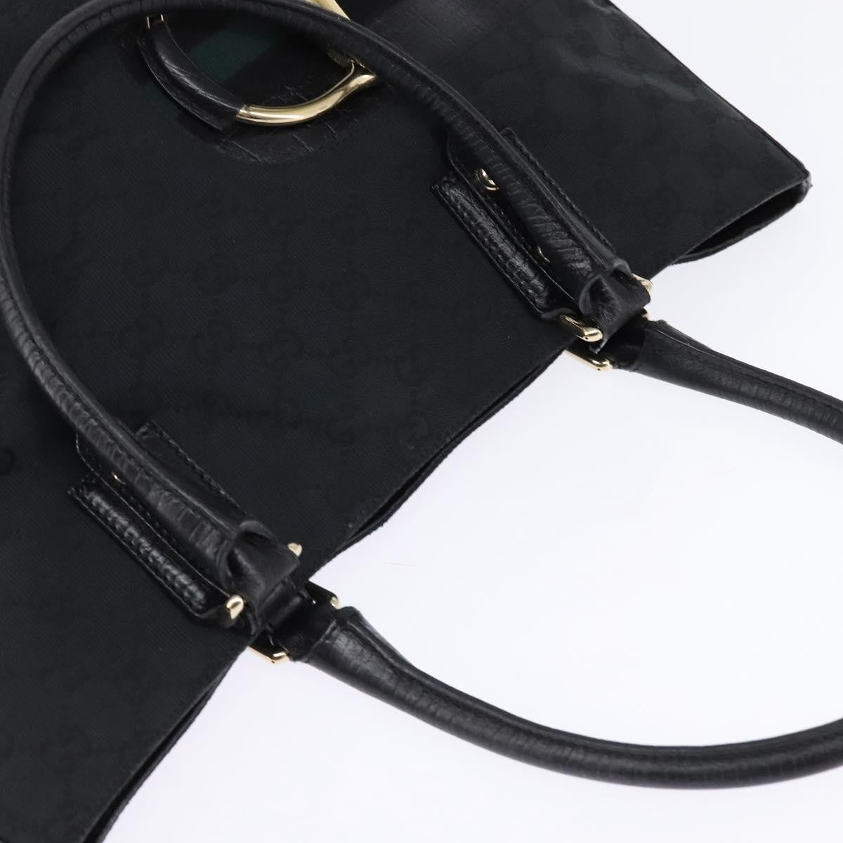 Gucci Hasler Tote GG Canvas, BLACK, CANVAS, Tote bag