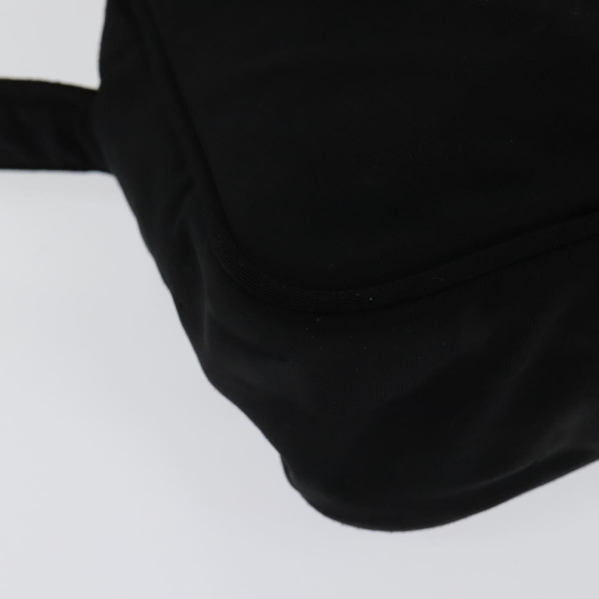 Miu Miu Zip Shoulder Bag Nylon, BLACK, NYLON, Shoulder bag