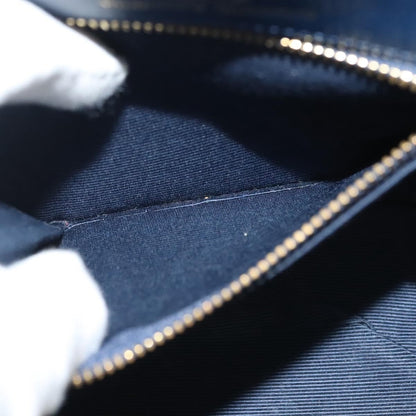 Valentino Garavani Vintage Handbag Leather, NAVY, LEATHER, Handbag