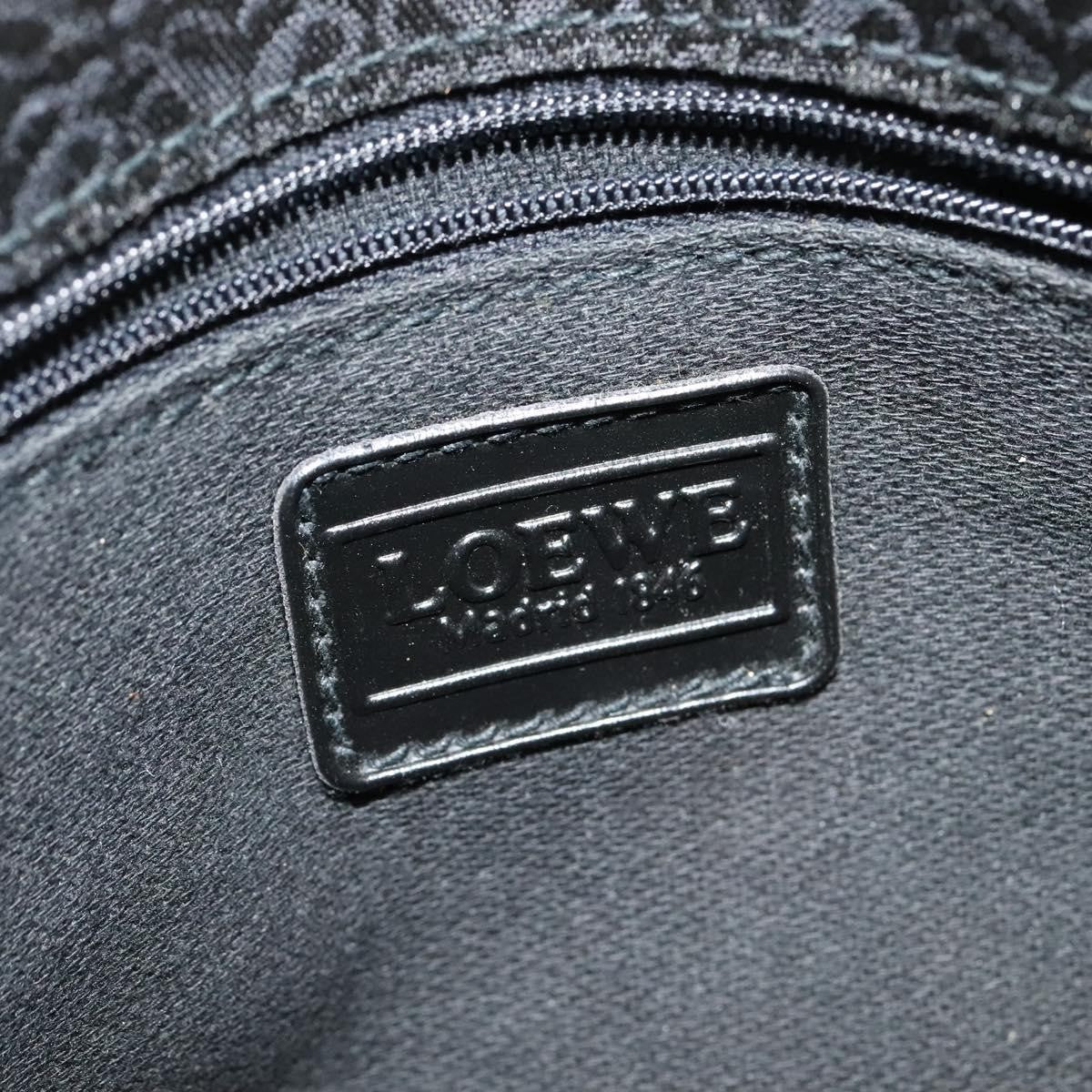 Loewe Flap Messenger Bag Canvas, BLACK, CANVAS, Shoulder bag