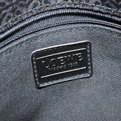 Loewe Flap Messenger Bag Canvas, BLACK, CANVAS, Shoulder bag