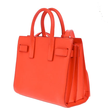 Saint Laurent Sac de Jour NM Bag Leather, RED, LEATHER, Handbag