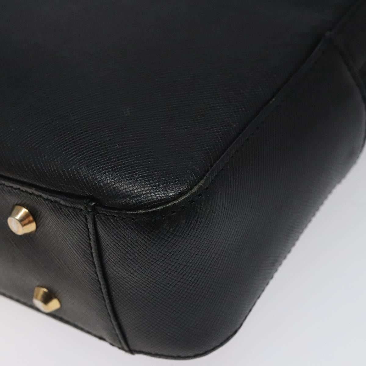 Burberry Vintage Handbag Leather, BLACK, LEATHER, Handbag