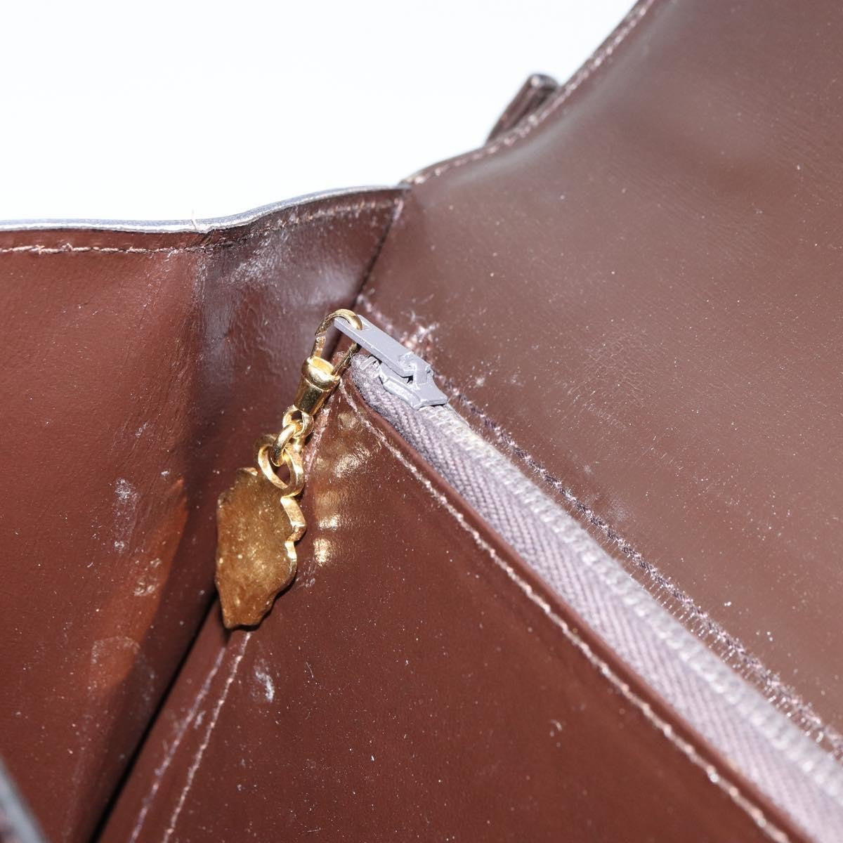 Gucci Vintage Shoulder Bag Leather, BROWN, LEATHER, Shoulder bag