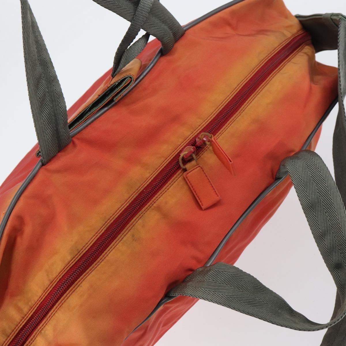 Prada Boston Bag Tessuto, RED, NYLON, Travel bag