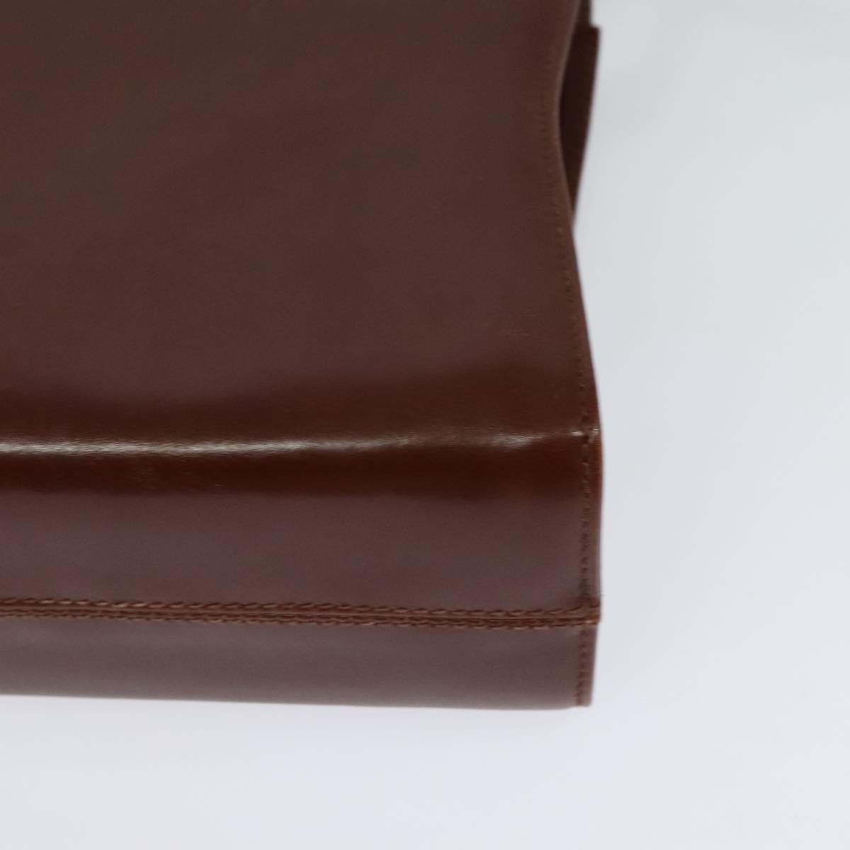 Salvatore Ferragamo Flap Shoulder Bag Leather, BROWN, LEATHER, Shoulder bag