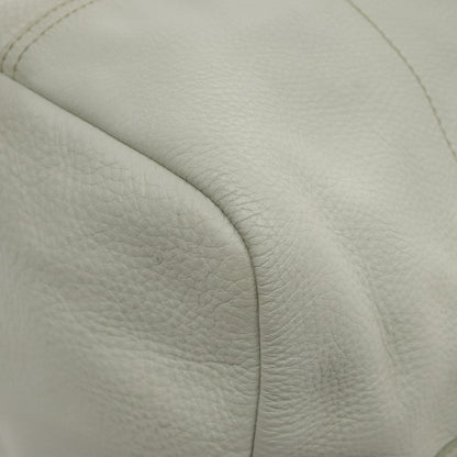 Prada Vintage Handbag Leather, WHITE, LEATHER, Handbag