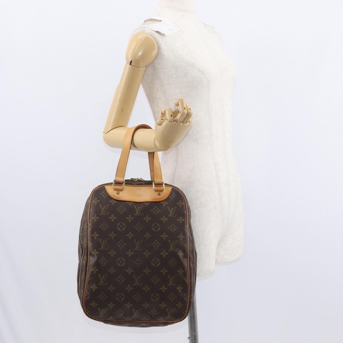 Louis Vuitton Excursion Handbag Monogram Canvas, BROWN, CANVAS, Handbag