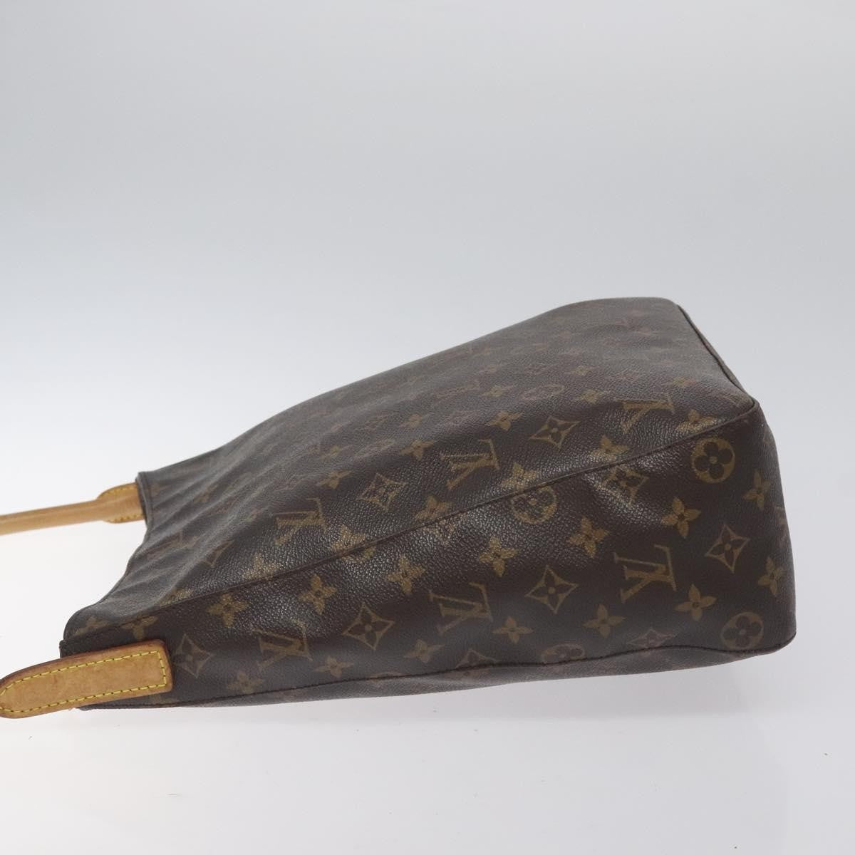 Louis Vuitton Looping Handbag Monogram Canvas, BROWN, CANVAS, Handbag