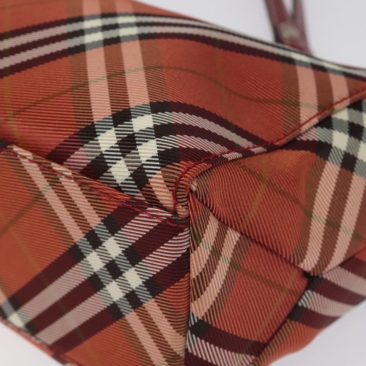 Burberry Nova Check Handbag Nova Check Canvas, RED, NYLON, Handbag