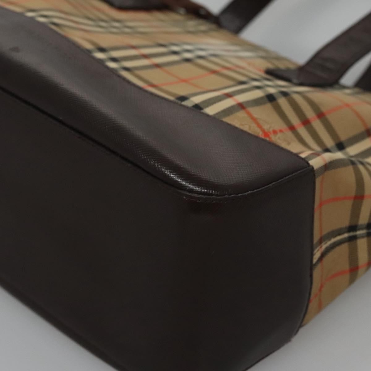 Burberry Nova Check Handbag Nova Check Canvas, BEIGE, CANVAS, Handbag