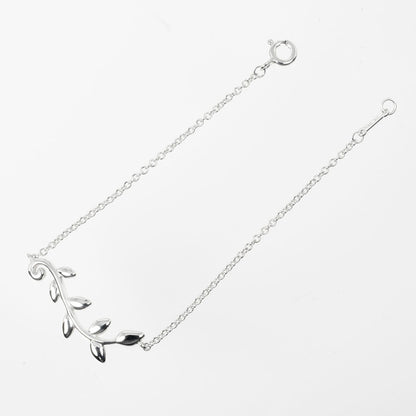 Tiffany & Co. Olive Leaf Chain Bracelet Sterling Silver, SILVER, SILVER, Bracelet