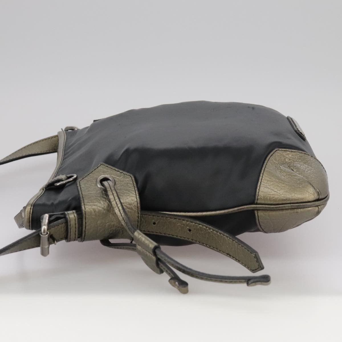 Burberry Vintage Shoulder Bag Nylon, BLACK, NYLON, Shoulder bag