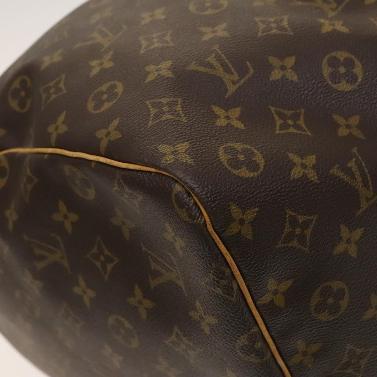Louis Vuitton Keepall Bag Monogram Canvas, BROWN, CANVAS, Travel bag