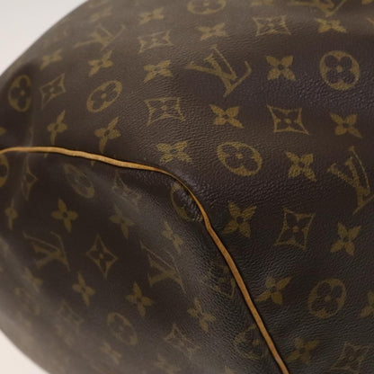 Louis Vuitton Keepall Bag Monogram Canvas, BROWN, CANVAS, Travel bag