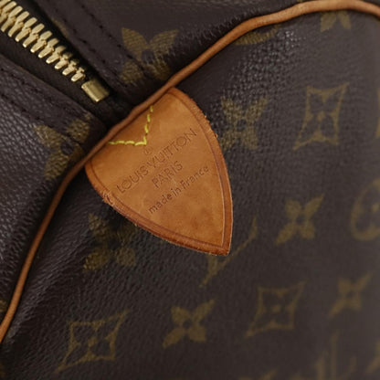 Louis Vuitton Keepall Bag Monogram Canvas, BROWN, CANVAS, Travel bag