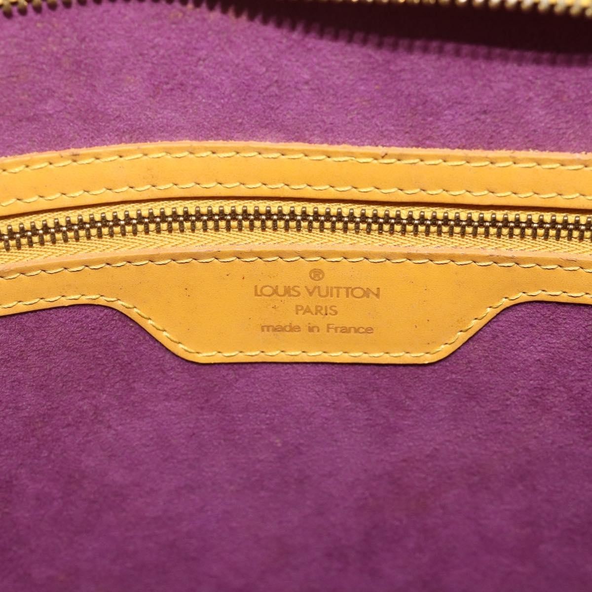 Louis Vuitton Saint Jacques Handbag Epi Leather, Yellow, Leather, Shoulder Bag
