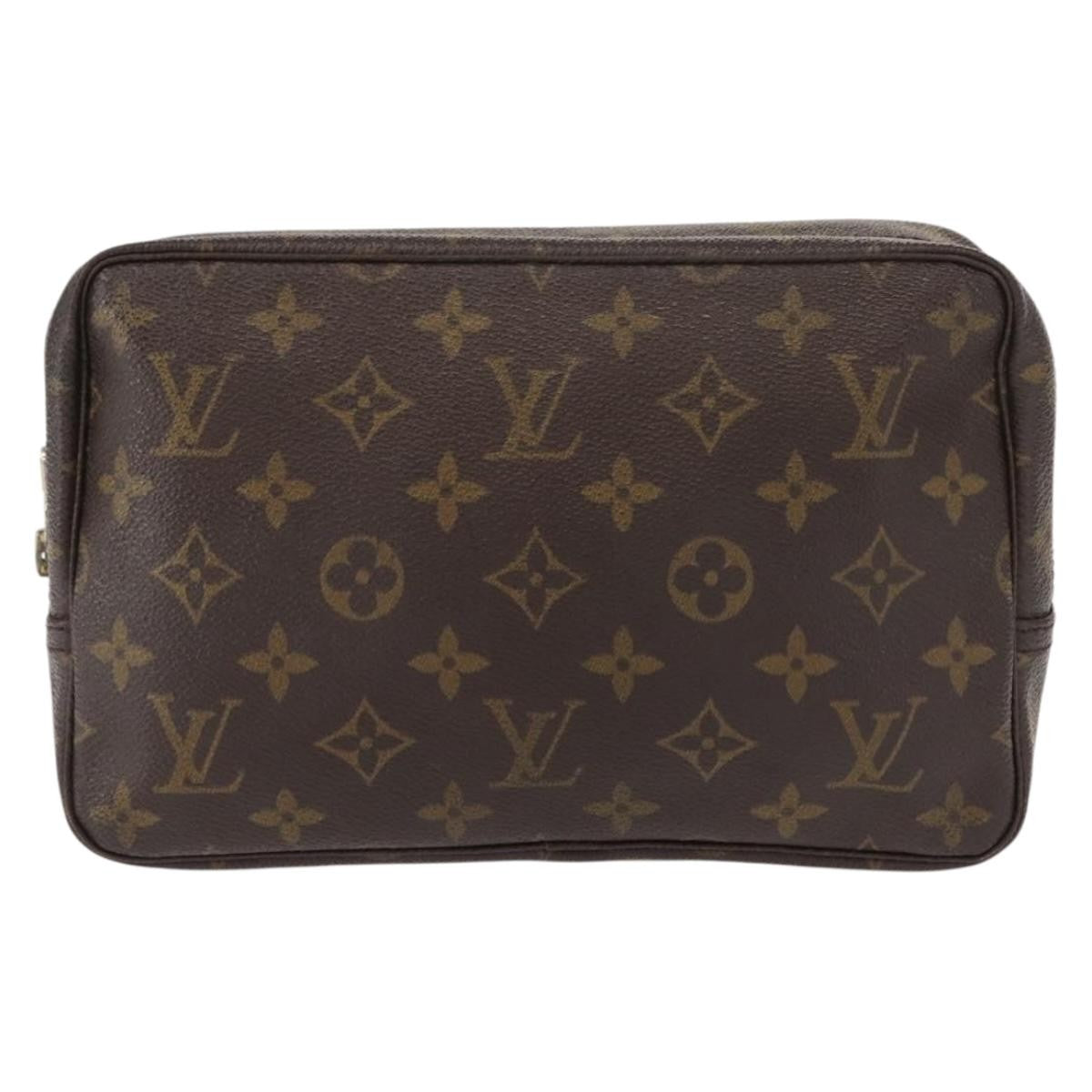 Louis Vuitton Trousse Toilette Monogram Canvas, BROWN, CANVAS, Clutche & pouche