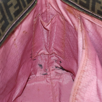 Fendi Roll Tote Zucca Canvas, BLACK, CANVAS, Tote bag