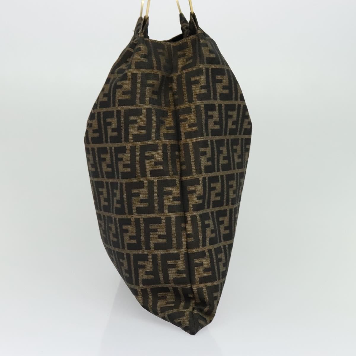 Fendi Zucca Tote bag FF motif, BROWN, CANVAS, Tote bag