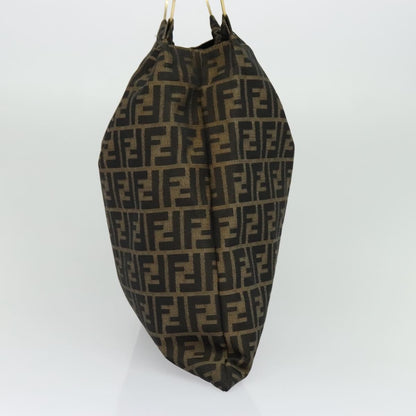 Fendi Zucca Tote bag FF motif, BROWN, CANVAS, Tote bag